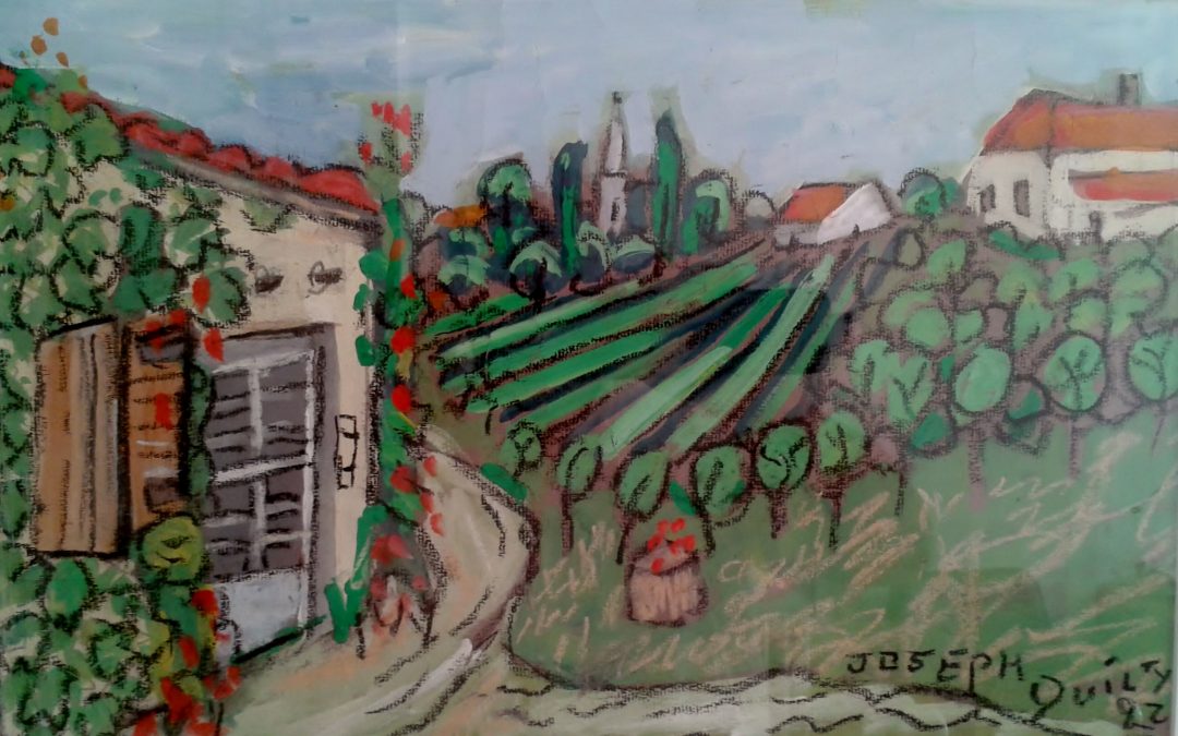 l’Enclos with Thenac church, Dordogne