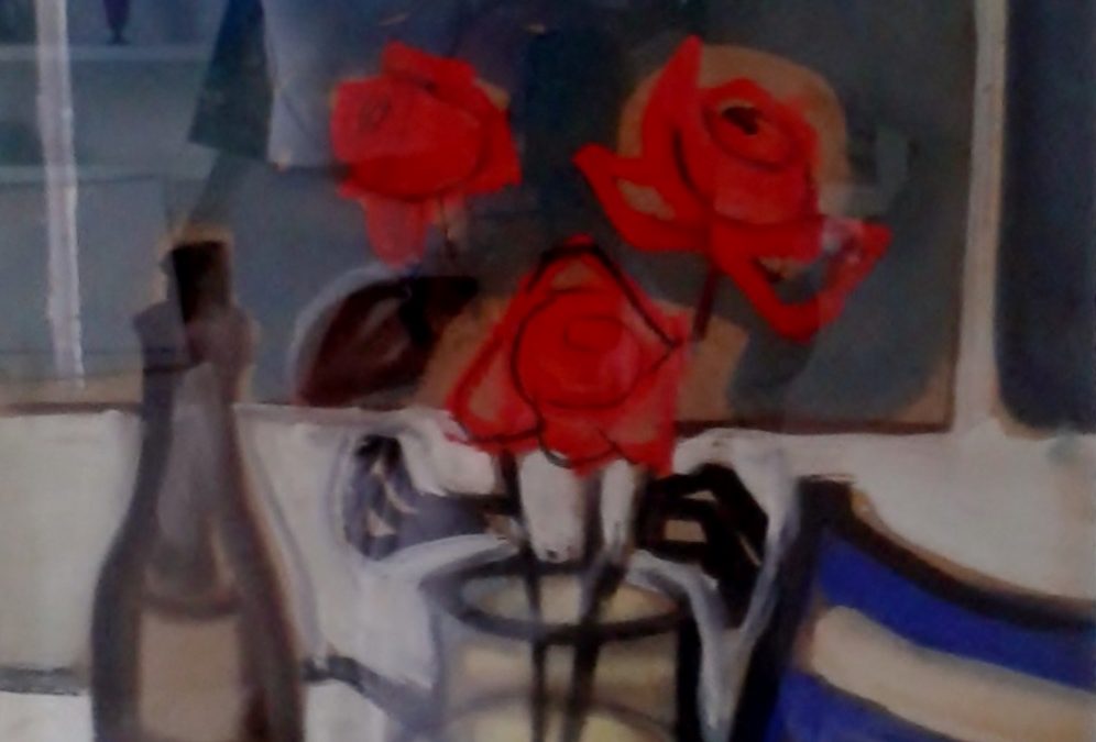 Still life with roses
