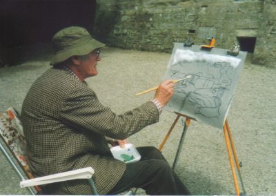 Painting in Glandore, Co. Cork