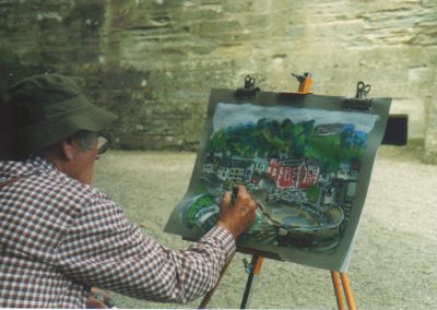 Painting in Glandore, Co. Cork (2)