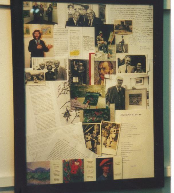 Retrospective exhibition, pot pouri of items