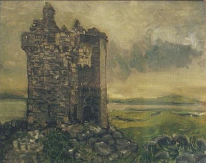 Gleninagh castle, near Ballyvaughan