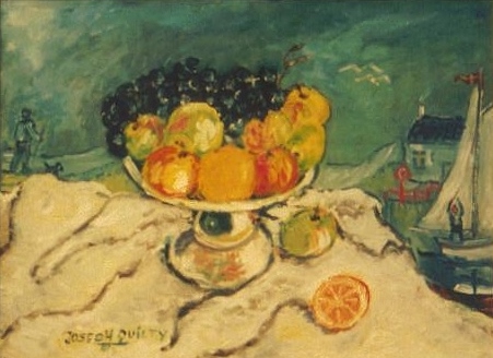 Fruit bowl with view